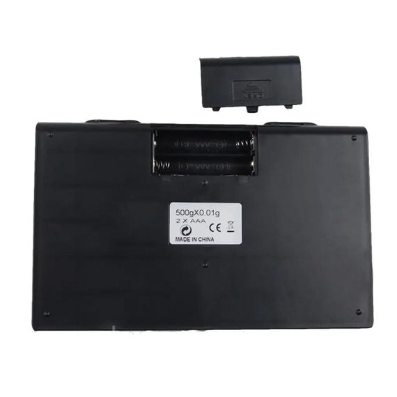 Ювелірні електронні ваги з екраном, 0,01-500 гр, Notebook Series / Кишенькові ваги у вигляді книжки | Зображення 4