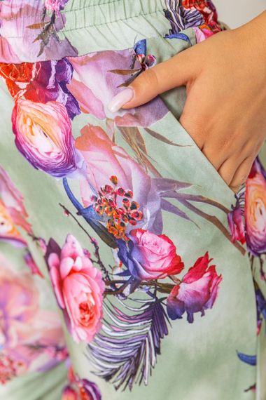 Штани жіночі, колір оливковий, 172R073 | Зображення 4