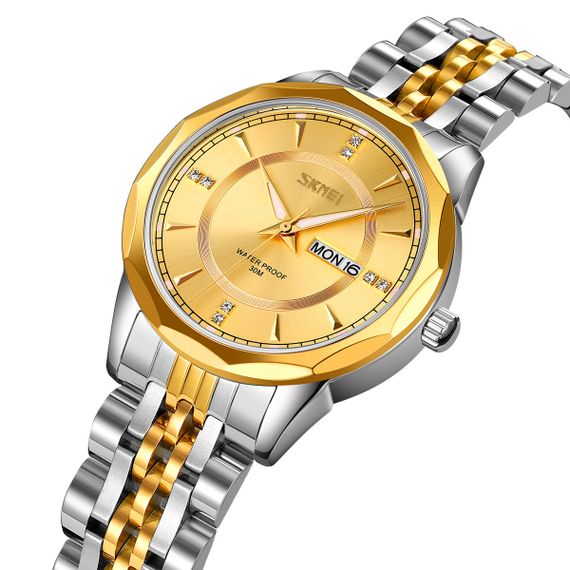 Skmei 9264TGDGD Silver/Gold-Gold | Зображення 1