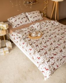 Постільна білизна полуторна Dushka Home Байка 21453 160х215 см