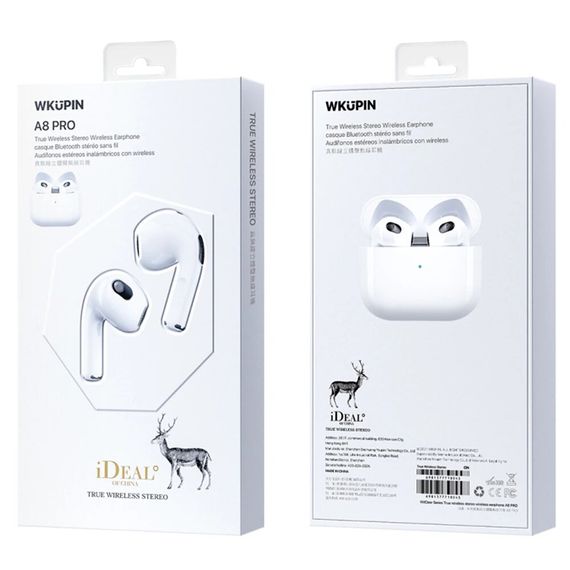 Bluetooth гарнітура чистий звук XPRO A8 Pro білого кольору (MAW-45385_754) | Зображення 4
