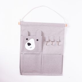 Підвісний органайзер на 3 відділення 28×33 (см) Сірий HP-41-12G