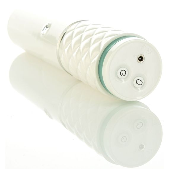 Розкішний вібратор-пульсатор Pillow Talk з присоскою - Feisty Thrusting Vibrator Teal | Зображення 1