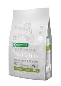 Сухой корм для щенков Natures Protection Superior Care White Dogs Grain Free Junior Small and Mini Breeds с