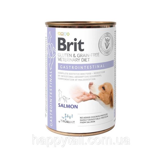 Ветеринарный влажный корм Brit Veterinary Diets Gastrointestinal для собак при расстройствах пищеварения 400 г