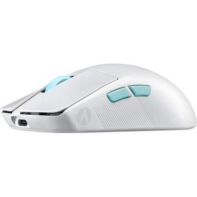 Мышка ASUS ROG Harpe Ace Aim Lab Edition Wireless/USB White (90MP02W0-BMUA10) | Зображення 4