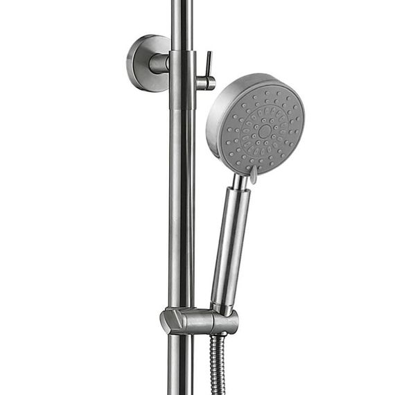 Душова система для кабіни Lidz Wind 1363 двохвентильний на два споживача LDWIN1363NKS43389 Nickel | Зображення 3