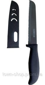 Нож керамический Kamille Miracle Blade для хлеба 15см + чехол KM-5154