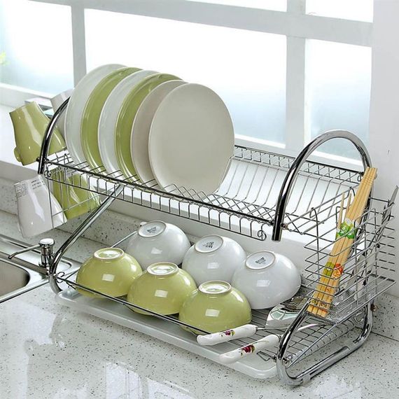 Стойка для хранения посуды kitchen storage rack, сушилка для посуды 36 см