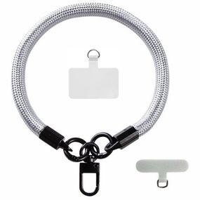 Шнурок - браслет (10мм) Silver