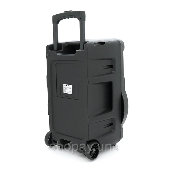 Колонка с микрофоном ZXX-7171 / Акустическая переносная колонка 600Вт 12" 35х30х54см | Зображення 3