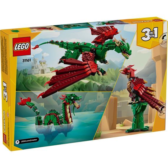Конструктор LEGO Creator Середньовічний дракон (31161) | Зображення 9