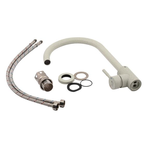 Смеситель для кухни Lidz Aria 015F (k35) LDARI015FGRE34950 Grey | Зображення 6