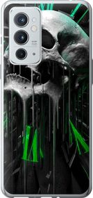 Чехол на OnePlus 9RT Череп-часы "4100u-2520-17620"