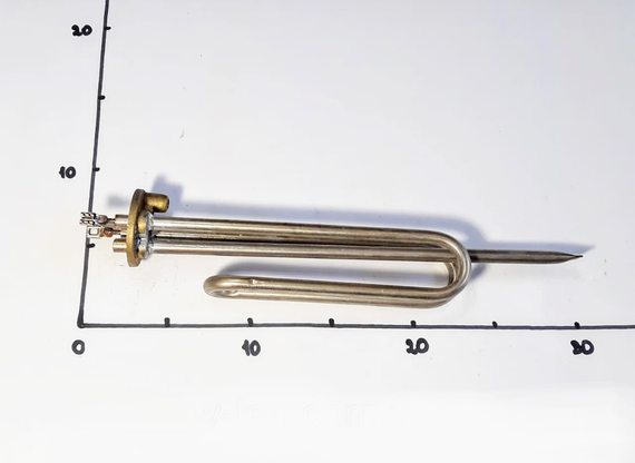 Тэн 1200W для бойлера Атлантик Аристон на фланце D48 мм  с удлиненными контактами (Украина) | Зображення 1
