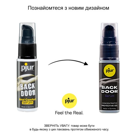 Розслаблювальна анальна сироватка pjur BACK DOOR Serum 20 мл, створює плівку, висококонцентрована | Зображення 2