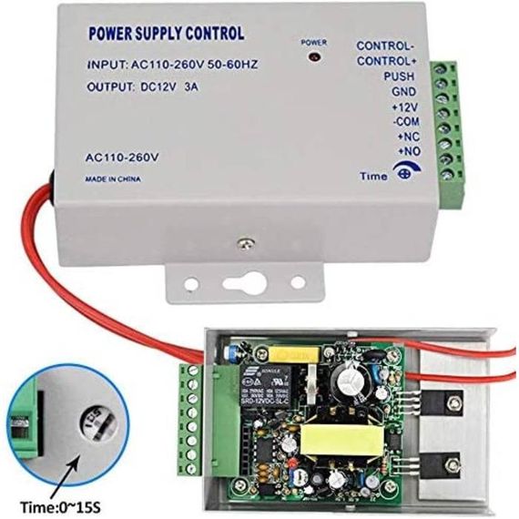 Контроллер доступа по отпечатку пальца F30-S с электрозамком и RFID | Зображення 2