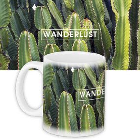 Кружка с принтом Wanderlust 330 мл (KR_ORG004)