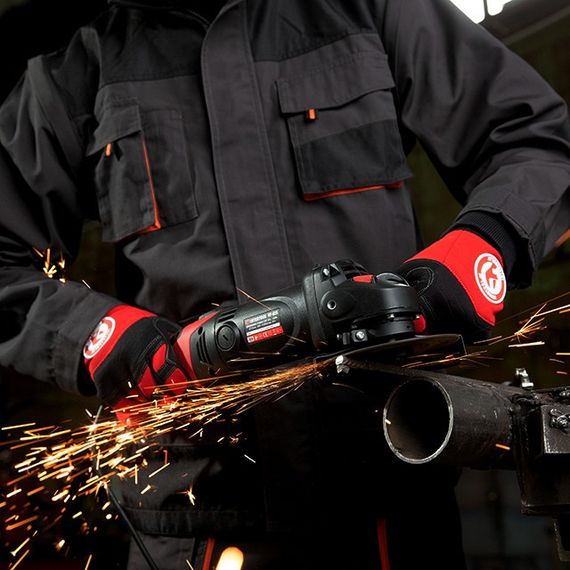 Шліфмашина кутова 1200Вт, діаметр круга 125мм, 5000-12000 об/хв, поворотне руків'я INTERTOOL WT-0225 | Зображення 9