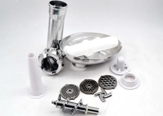 Электромясорубка Domotec MS 2017 2500W, Кухонная электрическая мясорубка | Зображення 1