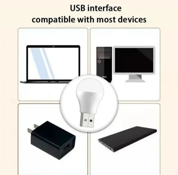 Лампа з USB - роз'ємом 5В 3000K | Зображення 4