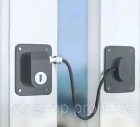 Замок безпеки для дітей та вікон Чорний