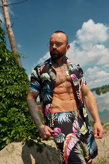 Комплект Пляжник чёрный S