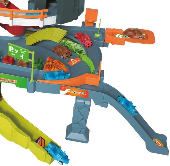 Ігровий набір ZIPP Toys Dino автотрек-вулкан електричний | Зображення 1