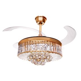 Люстра вентилятор с пультом LED 36W WW RM G (BCL-699S/1)