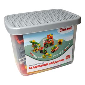 Конструктор "Будівельний майданчик" 013888/37 в пластиковому боксі 193 деталі