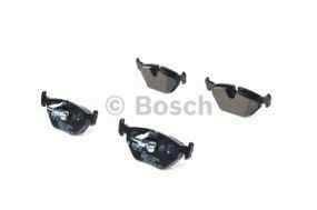 Комплект гальмівних колодок - дискові BOSCH 0986494009 на BMW 5 седан (E39)