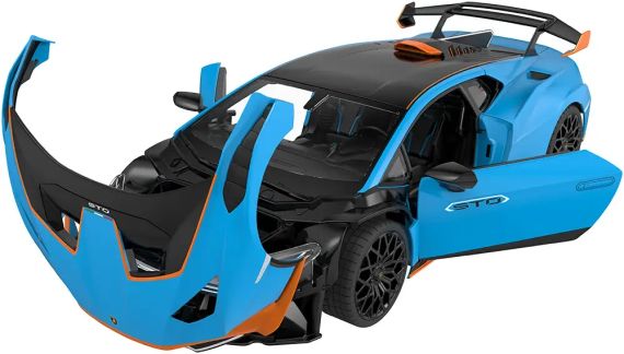 Машинка Rastar Lamborghini Huracan STO 1:14. Блакитний | Зображення 6