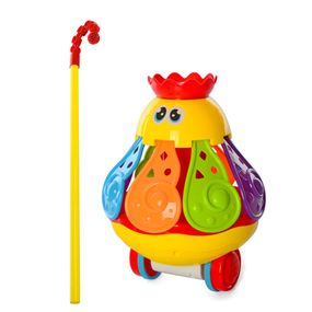 Детская каталочка Осьминог 0501 на палочке Желтый