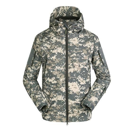 Куртка демісезонна тактична SoftShell  ACUpat JA-01,Вітрозахисна чоловіча утеплена куртка софтшелл  на флісі з капюшоном 2XL