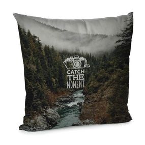 Подушка диванная с бархата Catch the moment 45x45 см (45BP_ORG008)