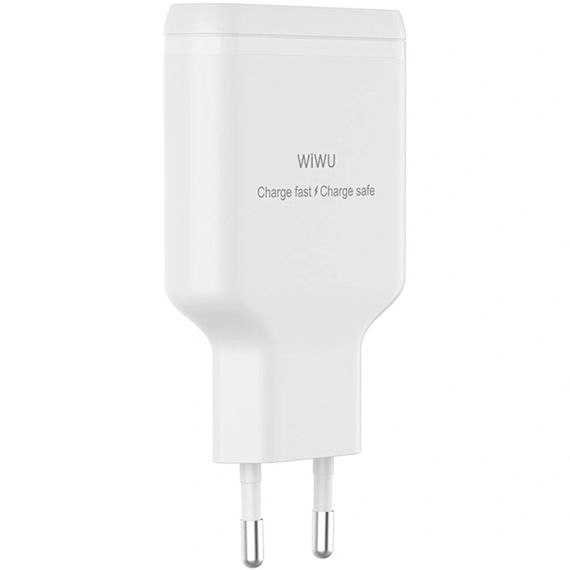 СЗУ WIWU G035 Essen PD65W GaN (2USB-C) White | Зображення 4