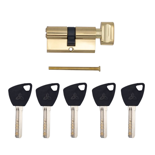 Циліндр (серцевина замка) BRASS М60 ZCG (30Т*30) KEDR | Зображення 2