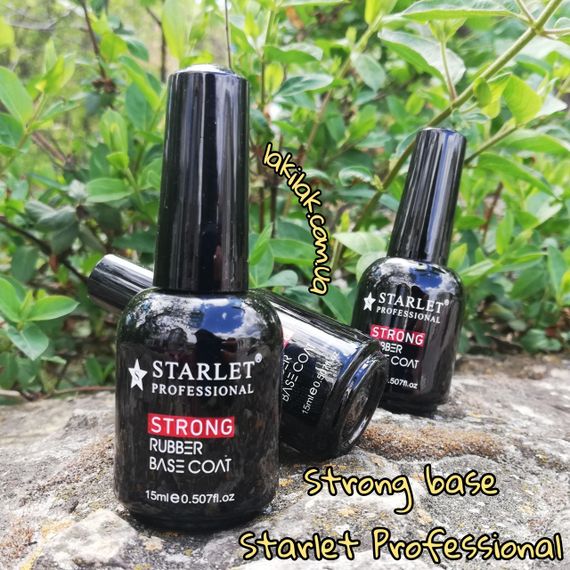 Каучукова база Strong Rubber Base Coat Starlet Professional 15мл | Зображення 1