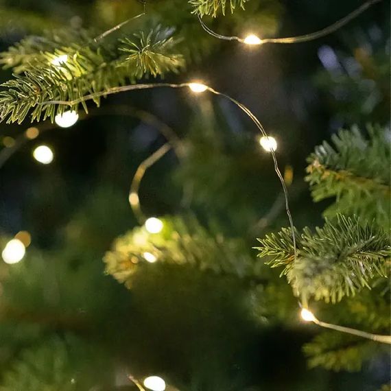 Світлодіодна гірлянда нитка Роса від USB, 50м, 500LED, Теплий білий (234574675_566) | Зображення 6