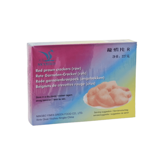 Чіпси рисові для смаження зі смаком креветки  227г Skybird 6917441123400