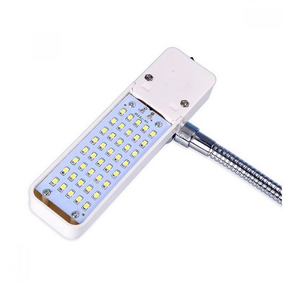Светильник - лампа для промышленных швейных машин ZHT LED 98TS (7W) 40 диодов на струбцине, с вилкой (6514) | Зображення 3