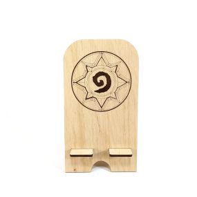 Підставка для телефону смартфону Hearthstone 18х10см Майстерня містера Томаса Фанера 4 мм