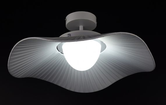 Люстра світлодіодна стельова LED світильник для квартири на стелю лед 26927 Білий 20х44х44 см. | Зображення 6