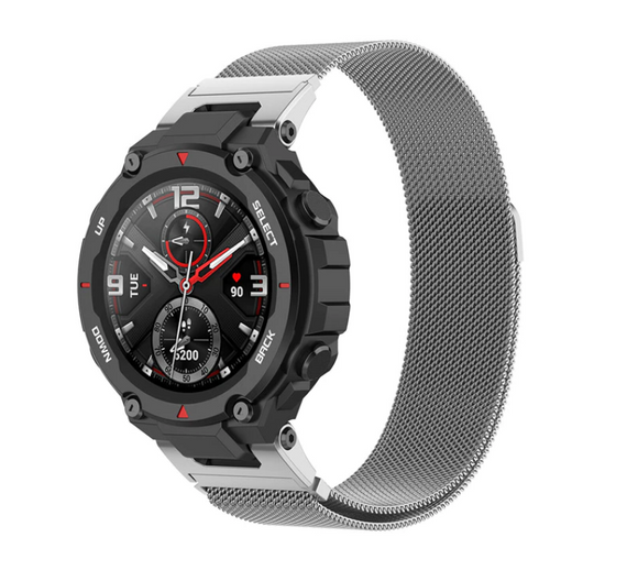 Міланський сітчастий ремінець Primo для годинника Xiaomi Amazfit T-Rex (A1918) / T-Rex Pro (A2013) - Silver | Зображення 2