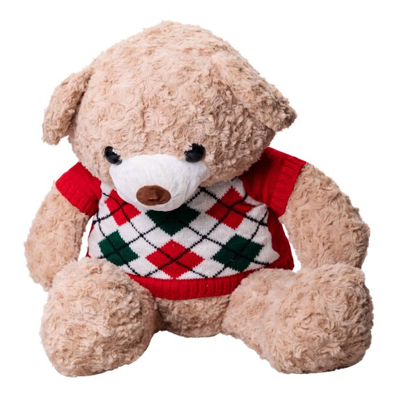 М'яка іграшка-подушка з пледом всередині Ведмідь 110×150 (см) 3 в 1 Бежевий Colorful Home 7146R | Зображення 1