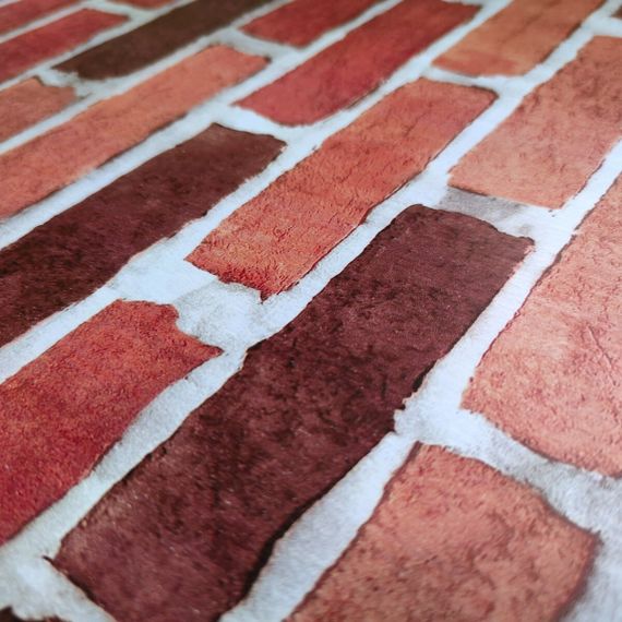 Самоклеюча плівка бордова цегла 0,45х10м SW-00001271 | Зображення 1