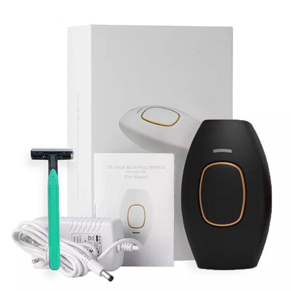 Женский портативный домашний фотоэпилятор для тела IPL Hair Removal Device для всех типов волос Black CK-27 | Зображення 1