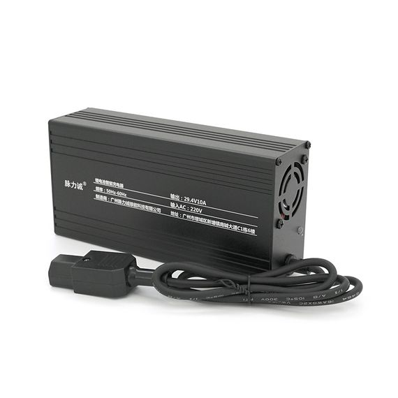 Зарядний пристрій для акумуляторів Li-ion 24V(29,4V),7S,10A, LED-індикація, 137x90x50mm | Зображення 2