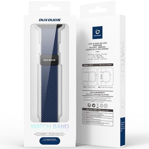 Ремінець Dux Ducis Mixture Ultra для Apple Watch 42(ser.1-3)/44/45/46/49mm Deep Blue | Зображення 5