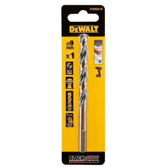 Свердло по металу 9мм Black & Gold DeWALT DT20528